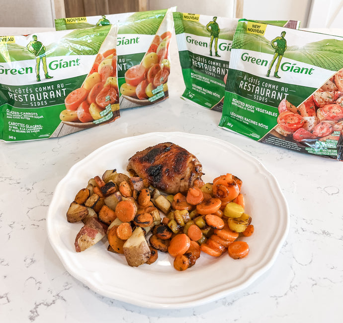 Green Giant®️Restaurant Sides with Prep-Ahead Freezer Brown Sugar & Chilli Chicken Thighs